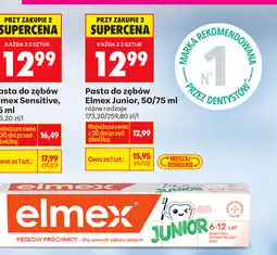 Biedronka Elmex Junior pasta do zębów, 50/75 ml oferta