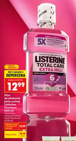 Biedronka Listerine Total Care Extra Mild płyn do płukania jamy ustnej oferta
