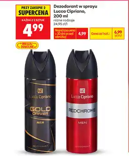Biedronka Dezodorant w sprayu Lucca Cipriano oferta