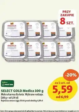 Maxi Zoo SELECT GOLD Medica 100 g. Mokra karma dla kota oferta