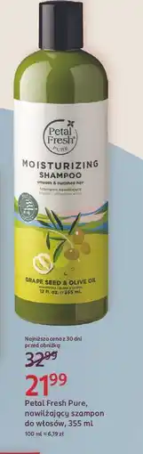 Rossmann Szampon pestki winogron i oliwa z oliwek Petal Fresh Pure oferta