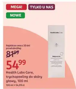 Rossmann Trychopeeling do skóry głowy Health Labs Care Balance On oferta