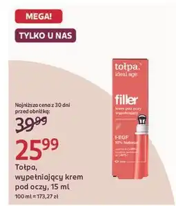 Rossmann Krem pod oczy wypełniający Tołpa Ideal Age oferta