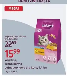 Rossmann Karma dla kota z kurczakiem Whiskas Sterile oferta