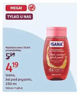Rossmann Żel pod prysznic olejek i owocowy zapach granatu Isana oferta