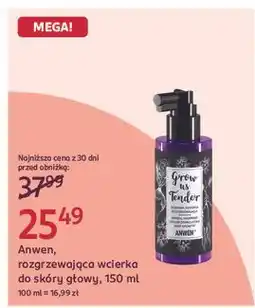 Rossmann Ziołowa wcierka rozgrzewająca Anwen Grow Me Tender oferta