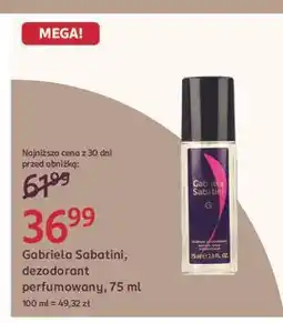 Rossmann Dezodorant Gabriela Sabatini Woman oferta