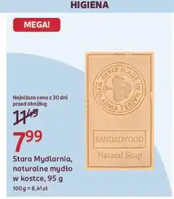Rossmann Mydło marsylskie Stara Mydlarnia Sandalwood oferta
