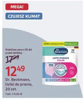 Chusteczki wyłapujące kolor i wspomagające usuwanie brudu kwiatowa świeżość Dr. Beckmann