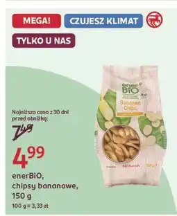 Rossmann Chipsy bananowe Enerbio oferta