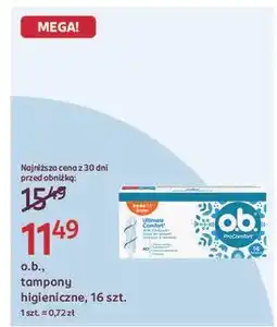 Rossmann Tampony ultimate comfort super O.b. Procomfort oferta