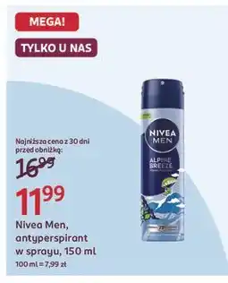Rossmann Antyperspirant alpine breeze Nivea Men oferta