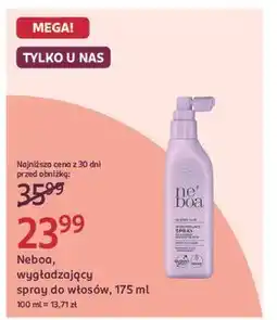 Rossmann Spray do włosów wygładzający Neboa oferta