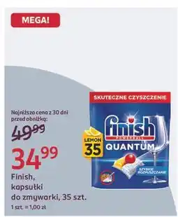 Rossmann Tabletki do zmywarek lemon Finish Quantum oferta