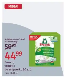 Rossmann Tabletki do zmywarki limone Frosch oferta