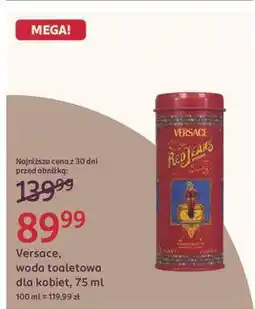 Rossmann Woda toaletowa Versace Red Jeans oferta