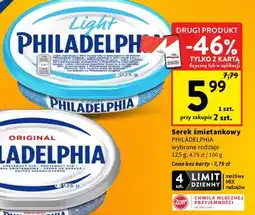 Intermarche Serek śmietankowy PHILADELPHIA oferta