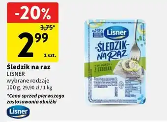 Intermarche Śledzik na raz LISNER oferta