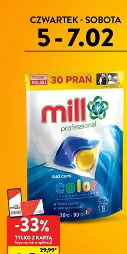 Intermarche Mill Professional kapsułki do prania color 30 szt oferta