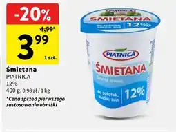 Intermarche Śmietana Piątnica 12% oferta