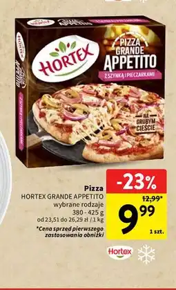 Intermarche Pizza HORTEX GRANDE APPETITO Z SZYNKĄ I PIECZARKAMI oferta