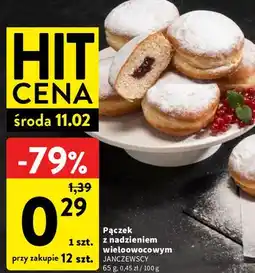 Intermarche Pączek z nadzieniem wieloowocowym JANCZEWSCY oferta