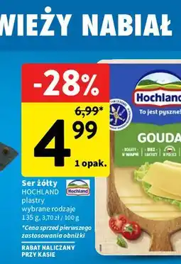 Intermarche Ser żółty Hochland plastry oferta