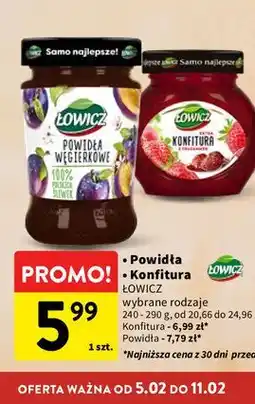 Intermarche Powidła, Konfitura ŁOWICZ oferta