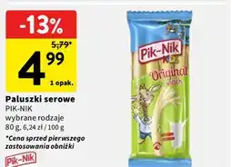 Intermarche Paluszki serowe Pik-Nik oferta
