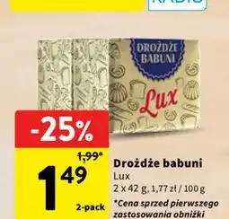 Intermarche Drożdże babuni Lux oferta