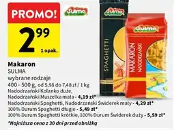 Intermarche Makaron SULMA wyb. rodzaje oferta