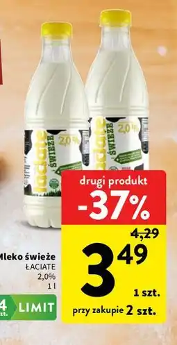 Intermarche Mleko świeże ŁACIATE 2,0% oferta