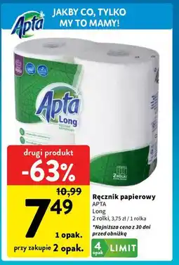 Intermarche Ręcznik papierowy APTA Long oferta