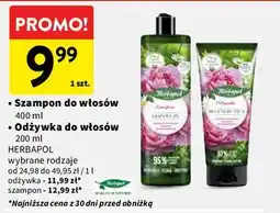 Intermarche Herbapol Shampoo or Conditioner oferta
