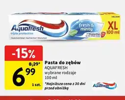 Intermarche Aquafresh Toothpaste oferta