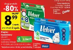 Intermarche Papier toaletowy rumianek & aloes Velvet oferta