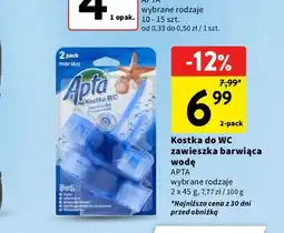 Intermarche Kostka do WC zawieszka barwiąca wodę Apta oferta