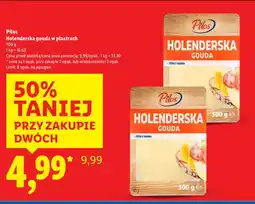 Lidl Ser Holenderska gouda w plastrach Pilos oferta