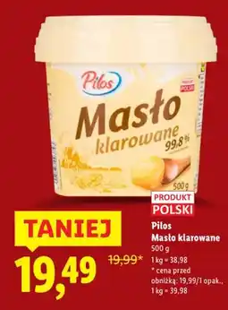 Lidl Masło ekstra Pilos 83% oferta