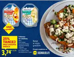 Lidl Ser sałatkowy Eridanous różne rodzaje oferta