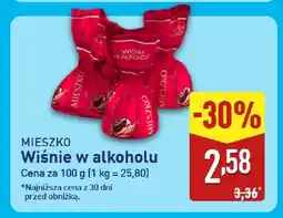 ALDI Cukierki Wiśnie w alkoholu oferta