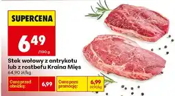 Biedronka Stek wołowy z antrykotu lub z rostbefu oferta