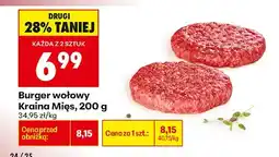 Biedronka Burger wołowy oferta