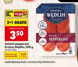 Biedronka Salami pepperoni oferta