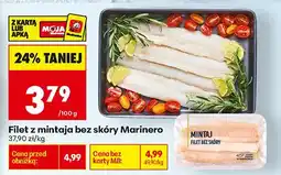 Biedronka Filet z mintaja bez skóry oferta