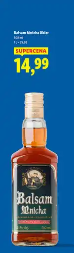 Lidl Likier Balsam Mnicha oferta