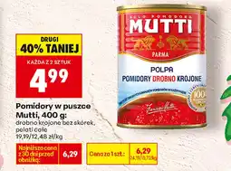 Biedronka Pomidory krojone Mutti oferta