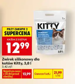 Biedronka Żwirek silikonowy Kitty oferta