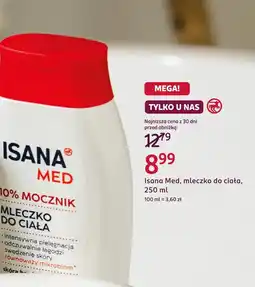 Rossmann Mleczko do ciała Isana oferta