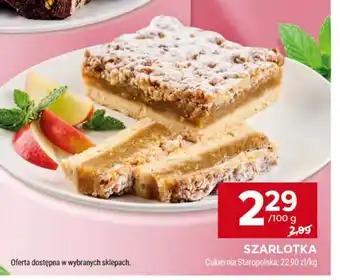 Stokrotka Market Szarlotka Cukiernia staropolska oferta